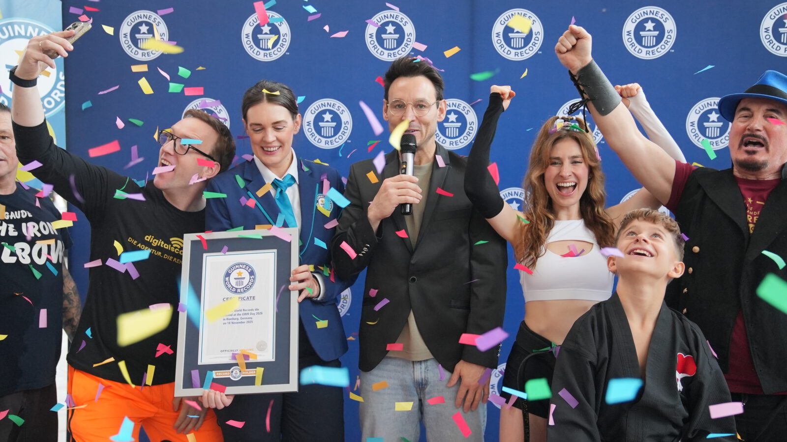 Guinness World Records Day 2025: Acht neue Weltrekorde in Hamburg – Wrobel Communications begleitet Event PR-seitig und vor Ort