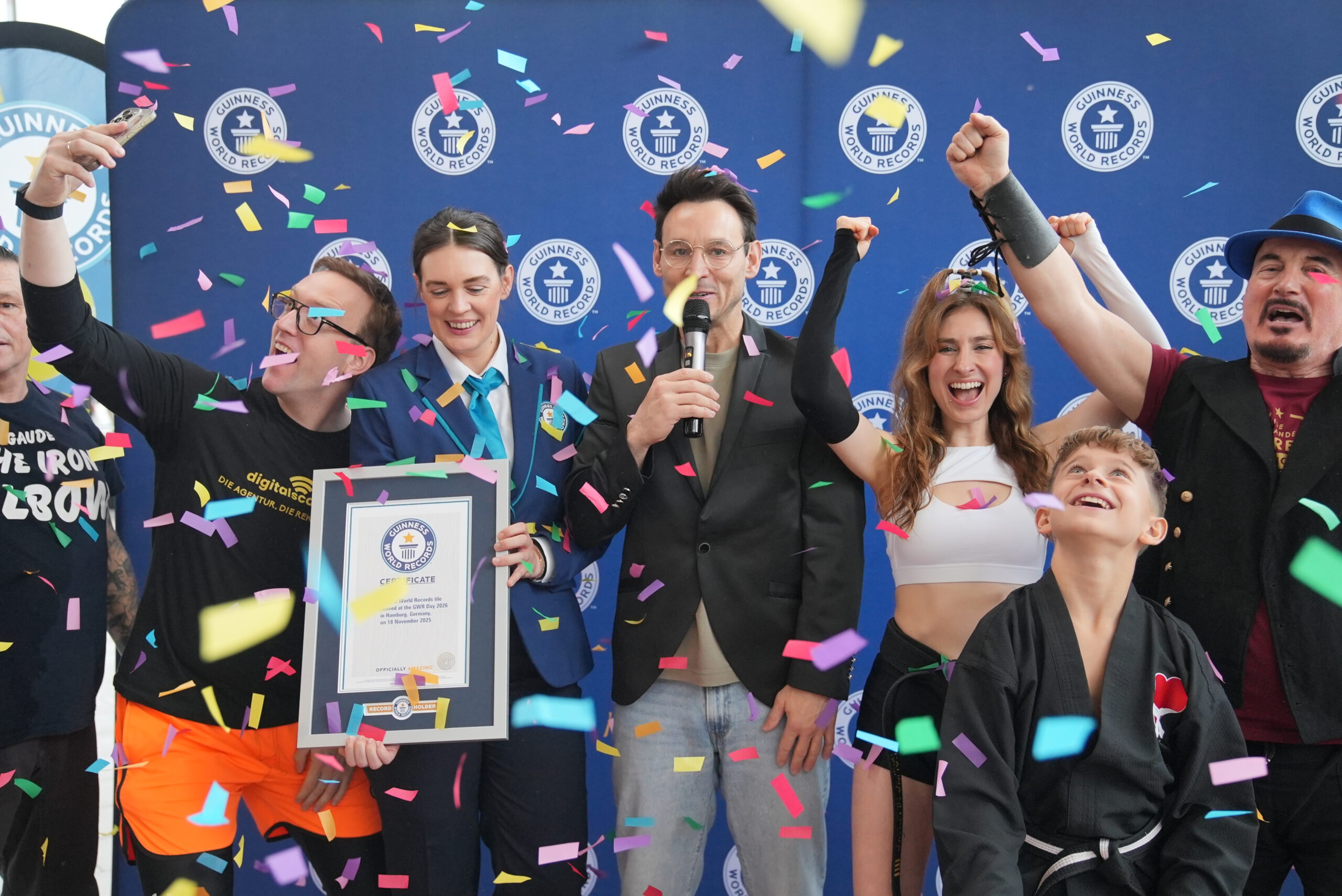Guinness World Records Day 2025: Acht neue Weltrekorde in Hamburg – Wrobel Communications begleitet Event PR-seitig und vor Ort